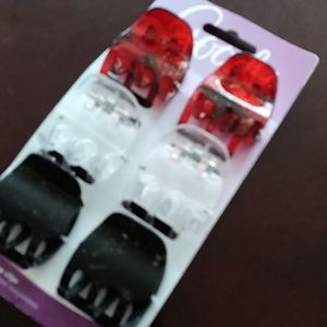 6 pk Medium Hair Claw Clamps